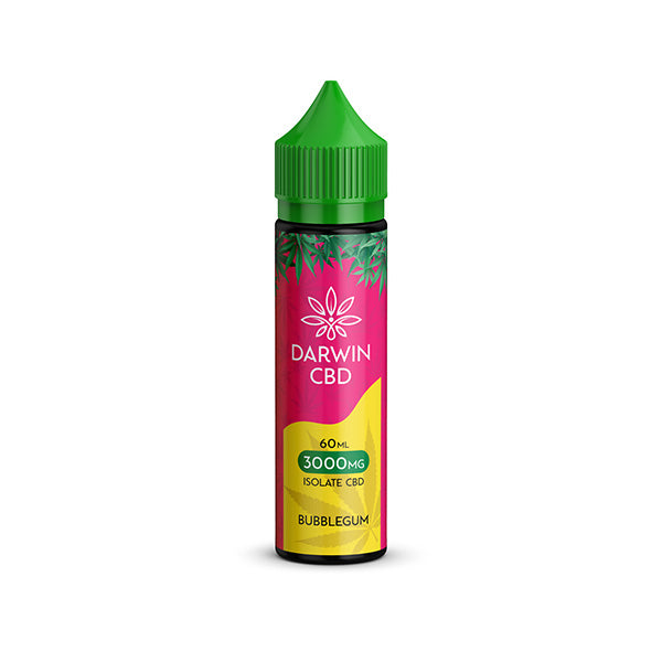 Darwin 3000mg CBD Isolate E Liquid 60ml Vaper Store