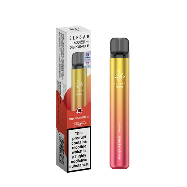 ELF Bar 600 V2 20mg Disposable Vape 600 Puffs