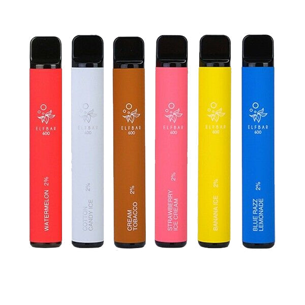 ELF Bar 20mg Disposable Vape 600 Puffs