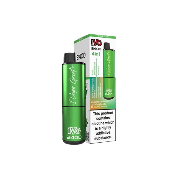 IVG 20mg 2400 4in1 Multi-Edition Disposable Vape 2400 Puffs