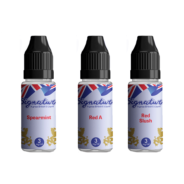 Signature Flavours TPD 10ml 12mg Vape Juice [50VG/50PG]