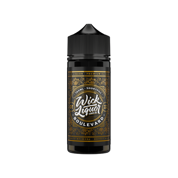 Wick Liquor 100ml 0mg Shortfill Vape Juice [70VG/30PG]