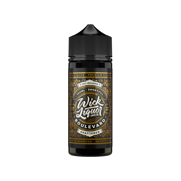 Wick Liquor 100ml 0mg Shortfill Vape Juice [70VG/30PG]