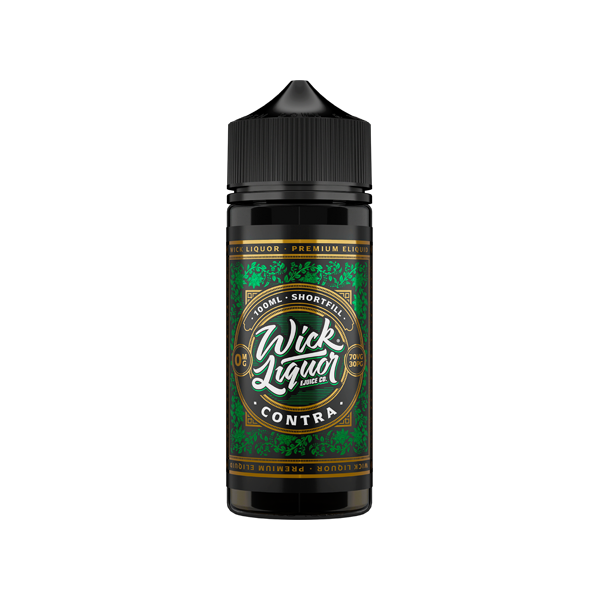 Wick Liquor 100ml 0mg Shortfill Vape Juice [70VG/30PG]