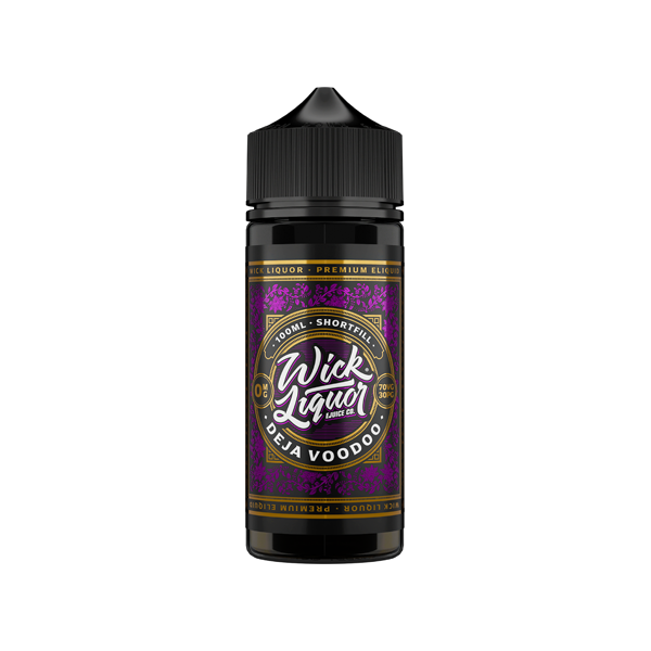 Wick Liquor 100ml 0mg Shortfill Vape Juice [70VG/30PG]