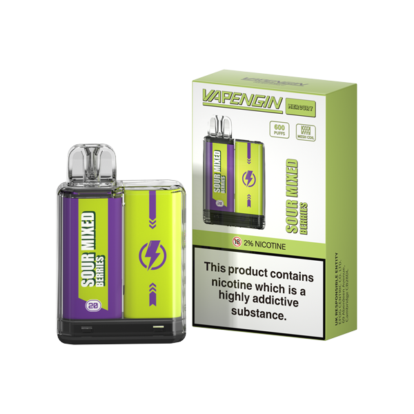 Vapengin Mercury 20mg Disposable Vape 600 Puffs