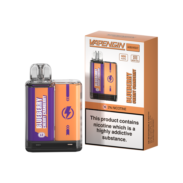 Vapengin Mercury 20mg Disposable Vape 600 Puffs