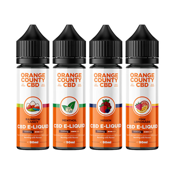 Orange County CBD 50ml 1500mg Broad Spectrum CBD Vape Juice [50VG/50PG]