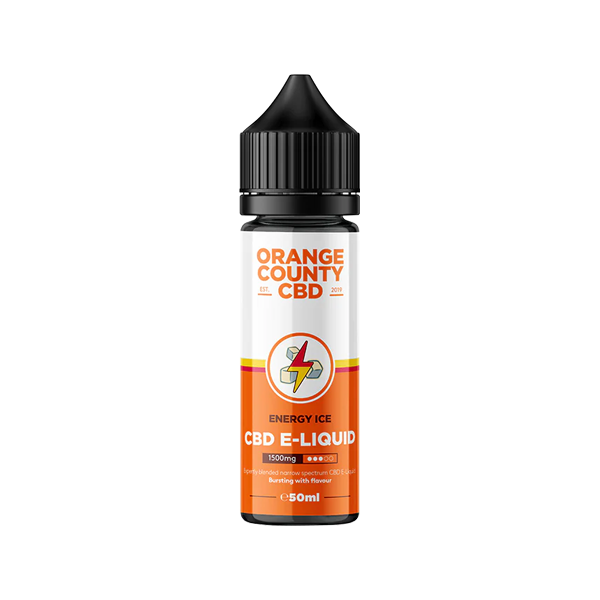 Orange County CBD 50ml 1500mg Broad Spectrum CBD Vape Juice [50VG/50PG]