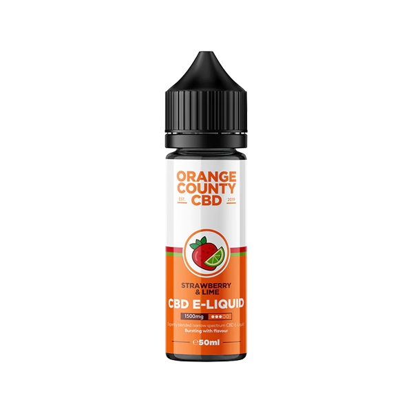 Orange County CBD 50ml 1500mg Broad Spectrum CBD Vape Juice [50VG/50PG]