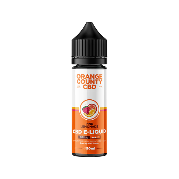 Orange County CBD 50ml 1500mg Broad Spectrum CBD Vape Juice [50VG/50PG]