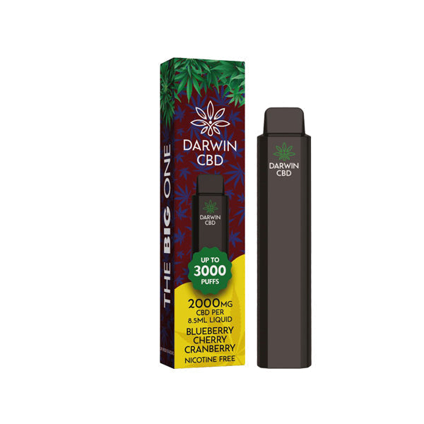 Darwin 2000mg CBD Disposable Vape 3000 Puffs