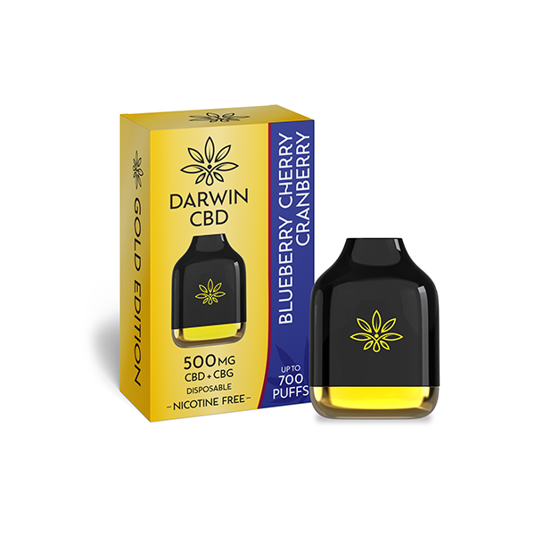 Darwin 500mg CBD + CBG Vape Disposable 700 Puffs