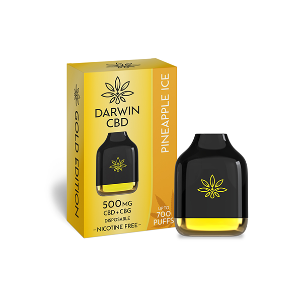 Darwin 500mg CBD + CBG Vape Disposable 700 Puffs