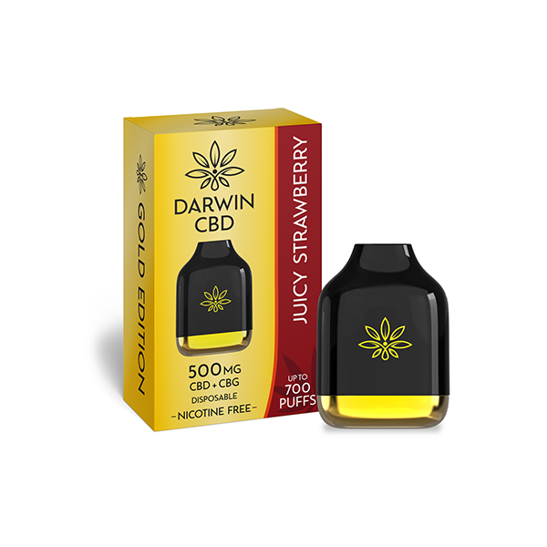 Darwin 500mg CBD + CBG Vape Disposable 700 Puffs