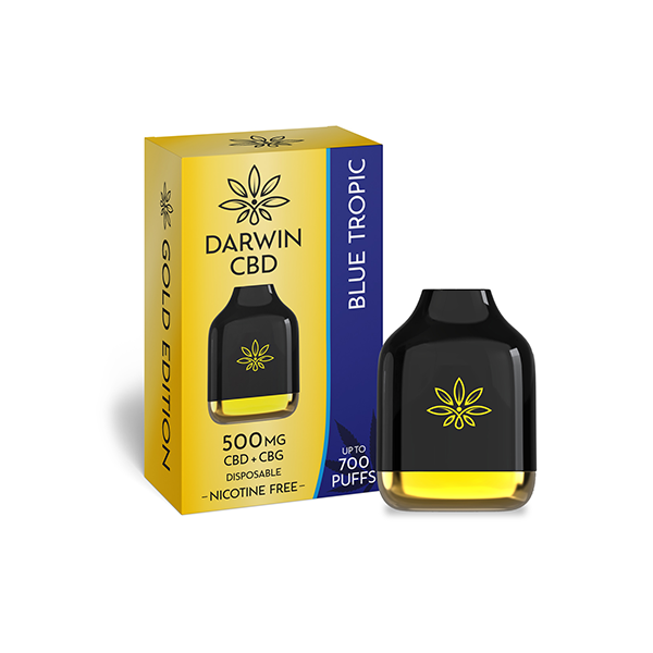 Darwin 500mg CBD + CBG Vape Disposable 700 Puffs