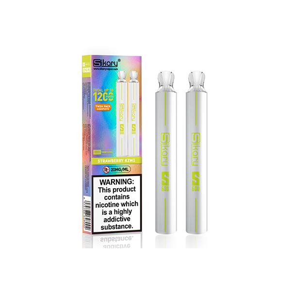 Sikary S600 20mg Twin Pack Disposable Vapes 1200 Puffs