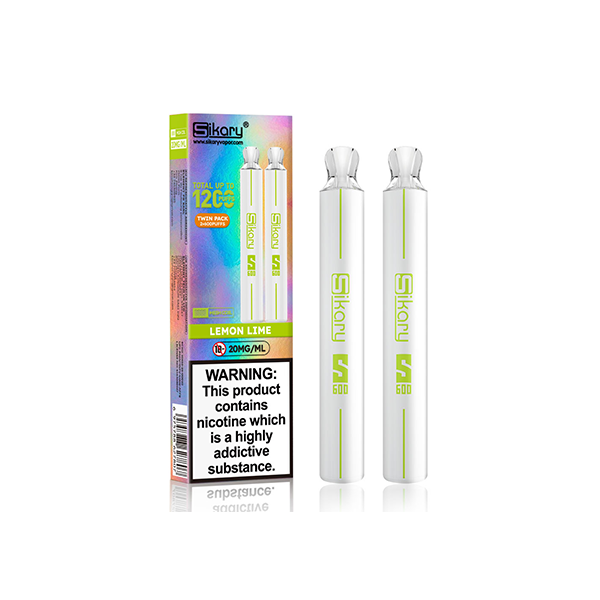 Sikary S600 20mg Twin Pack Disposable Vapes 1200 Puffs