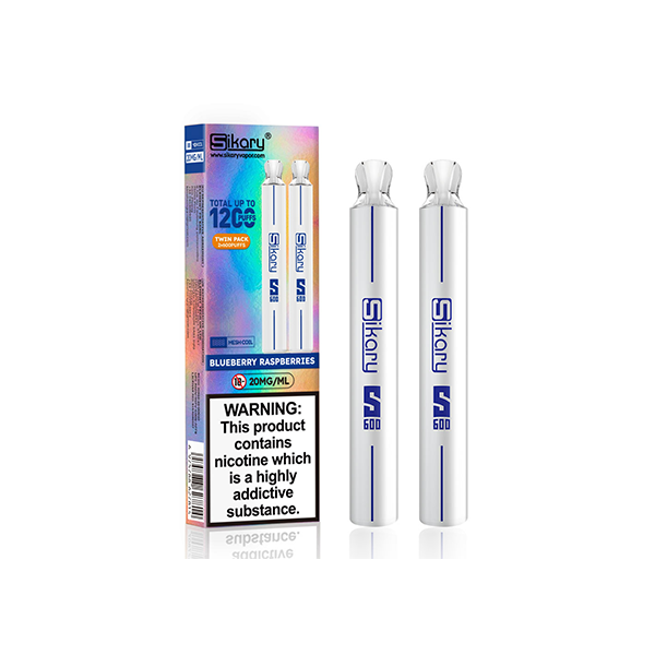 Sikary S600 20mg Twin Pack Disposable Vapes 1200 Puffs