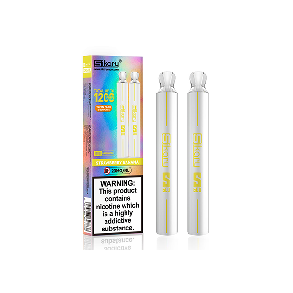 Sikary S600 20mg Twin Pack Disposable Vapes 1200 Puffs