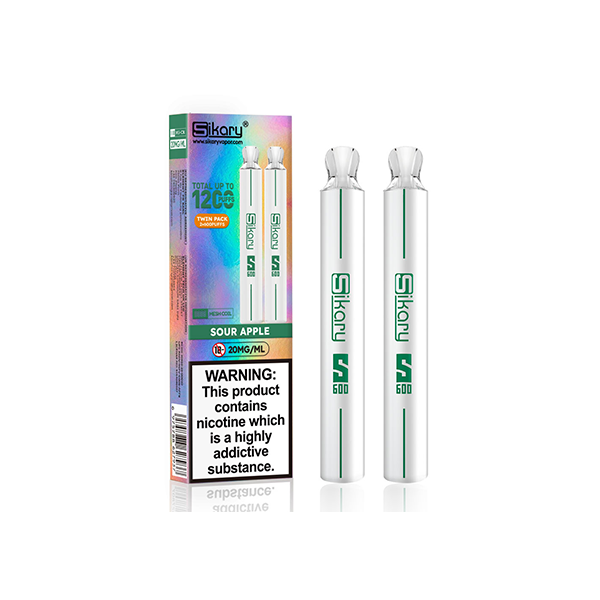 Sikary S600 20mg Twin Pack Disposable Vapes 1200 Puffs