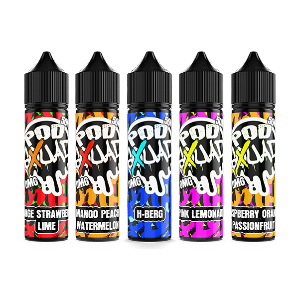 Pod Squad 50ml 0mg Shortfill Vape Juice [50VG/50PG]