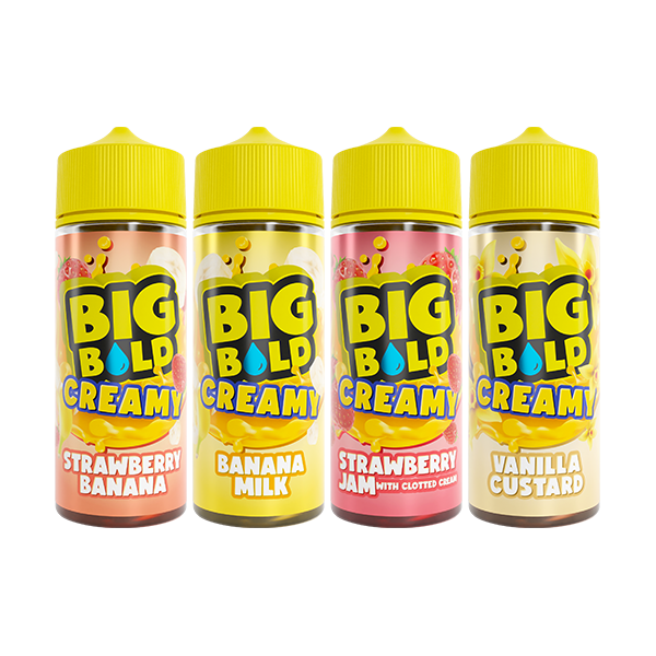 Big Bold Creamy Series 100ml 0mg Shortfill Vape Juice [70VG/30PG]