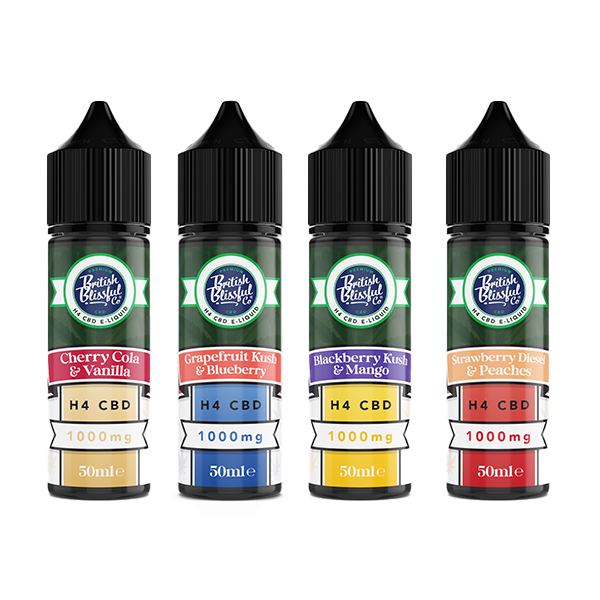 British Blissful 50ml 1000mg H4 CBD Vape Juice [70VG/30PG]