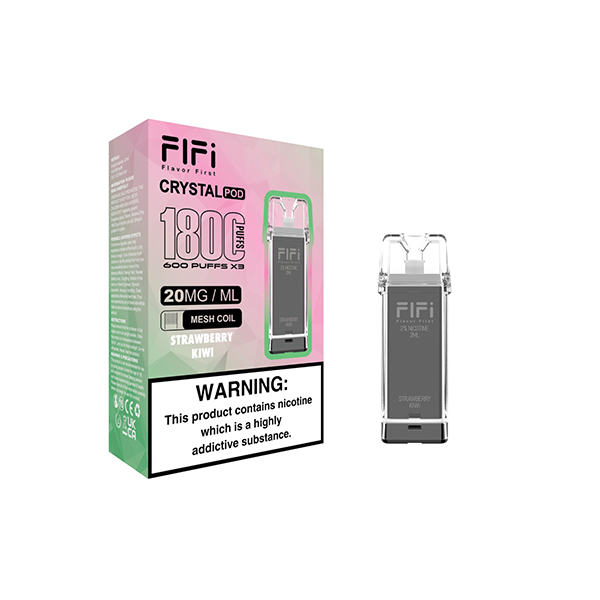 FLFI Crystal Vape 1800 Puffs 2ml Replacement Pods