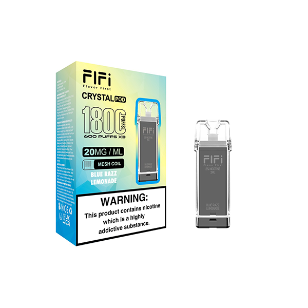 FLFI Crystal Vape 1800 Puffs 2ml Replacement Pods