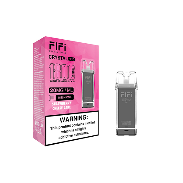 FLFI Crystal Vape 1800 Puffs 2ml Replacement Pods