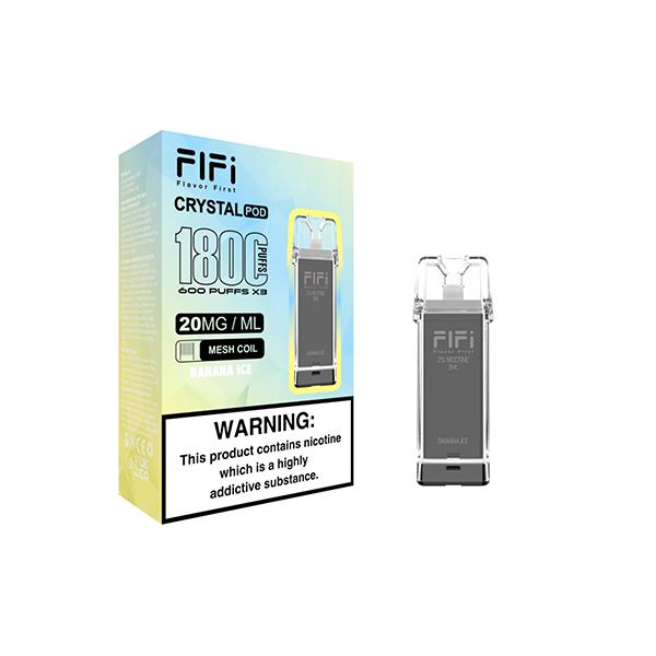 FLFI Crystal Vape 1800 Puffs 2ml Replacement Pods