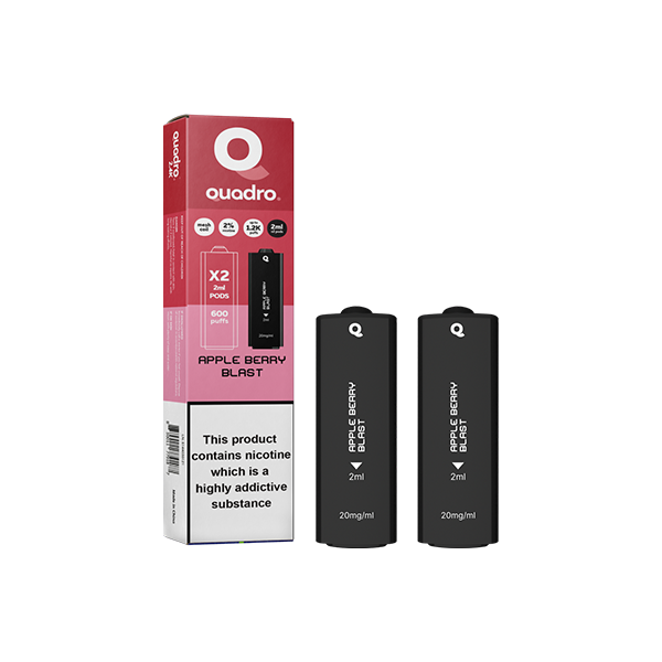 Quadro 20mg 2ml Replacement Vape Pods