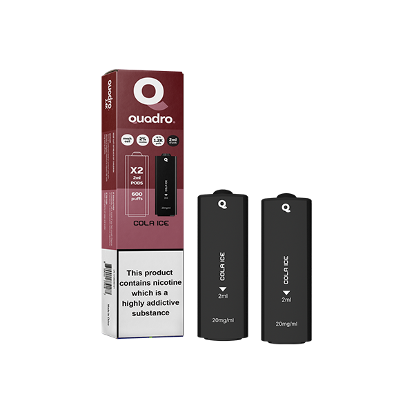 Quadro 20mg 2ml Replacement Vape Pods