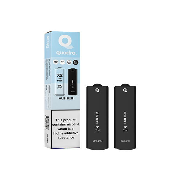 Quadro 20mg 2ml Replacement Vape Pods