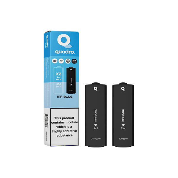 Quadro 20mg 2ml Replacement Vape Pods