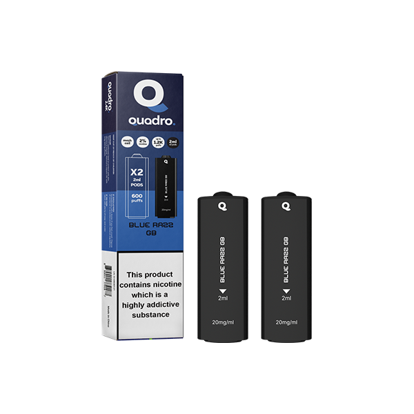 Quadro 20mg 2ml Replacement Vape Pods