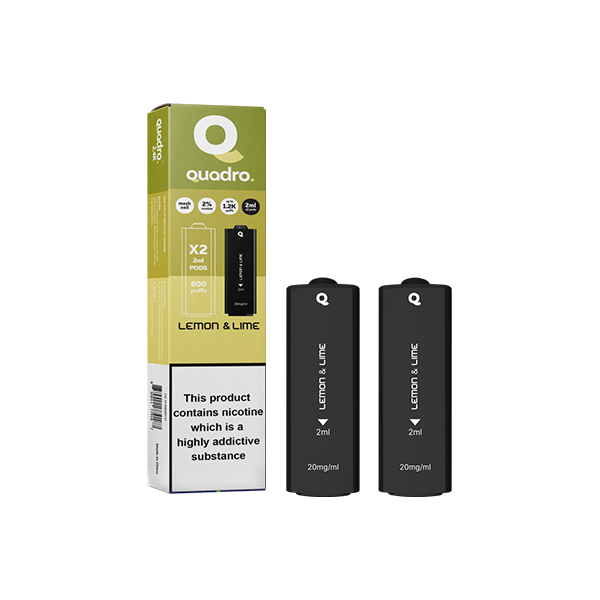 Quadro 20mg 2ml Replacement Vape Pods