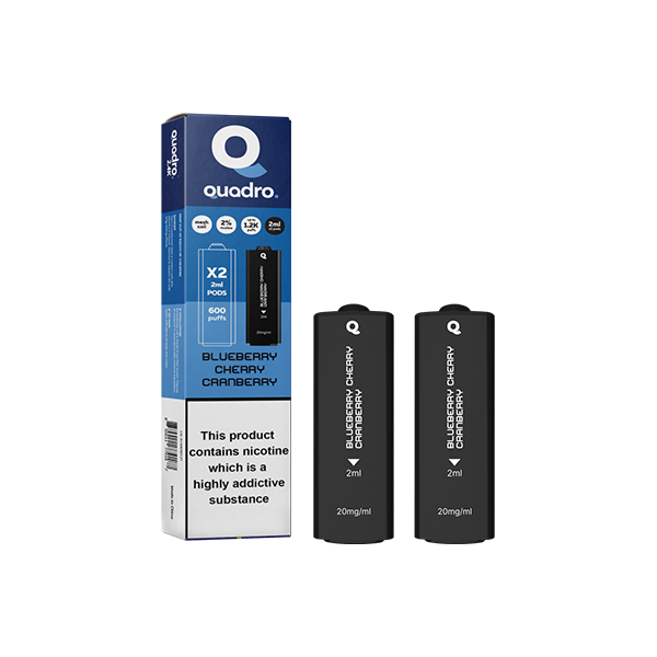 Quadro 20mg 2ml Replacement Vape Pods