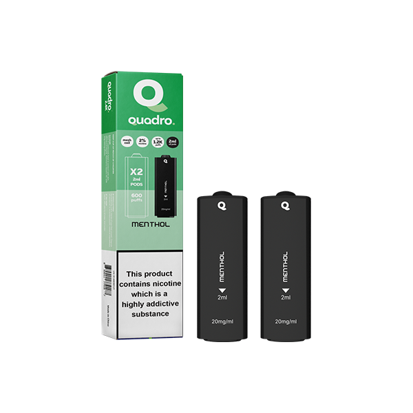 Quadro 20mg 2ml Replacement Vape Pods