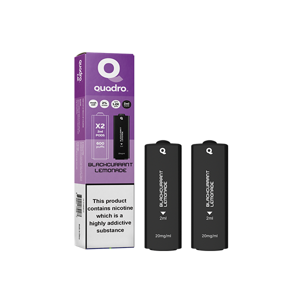 Quadro 20mg 2ml Replacement Vape Pods