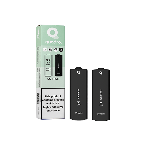 Quadro 20mg 2ml Replacement Vape Pods