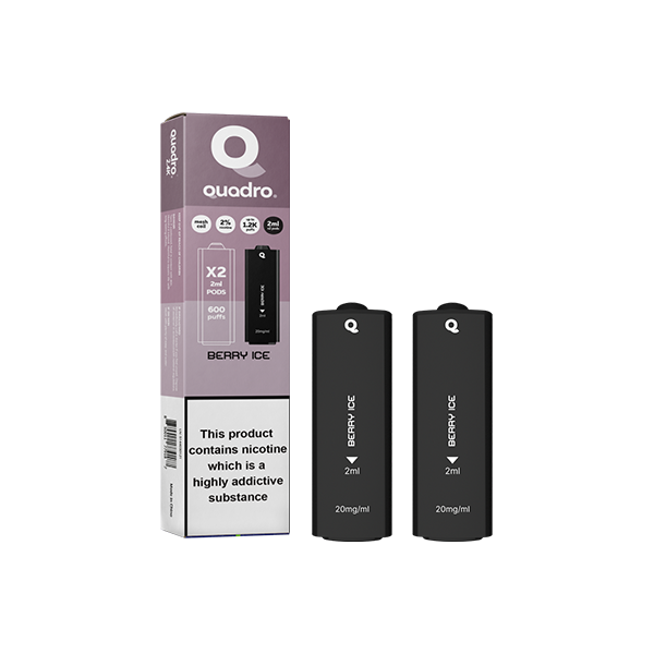 Quadro 20mg 2ml Replacement Vape Pods