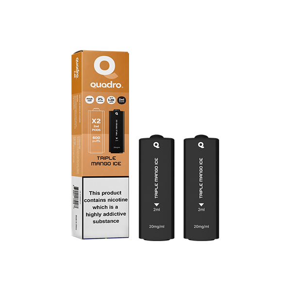 Quadro 20mg 2ml Replacement Vape Pods