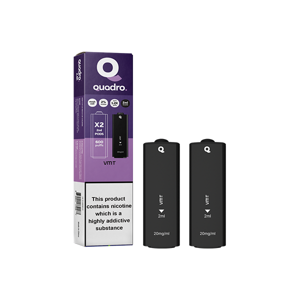 Quadro 20mg 2ml Replacement Vape Pods