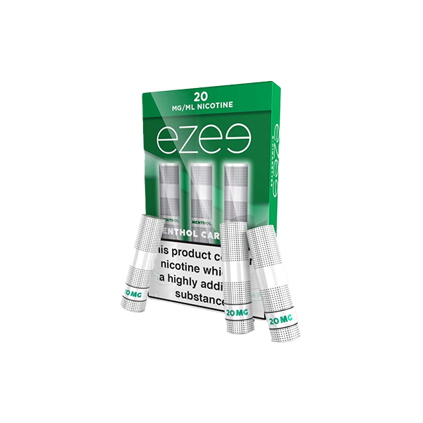 Ezee 20mg Menthol Vape Cartridges 1050 Puffs