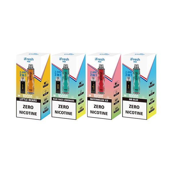 iFresh Nicotine Free Disposable Pod Vape 10000 Puffs