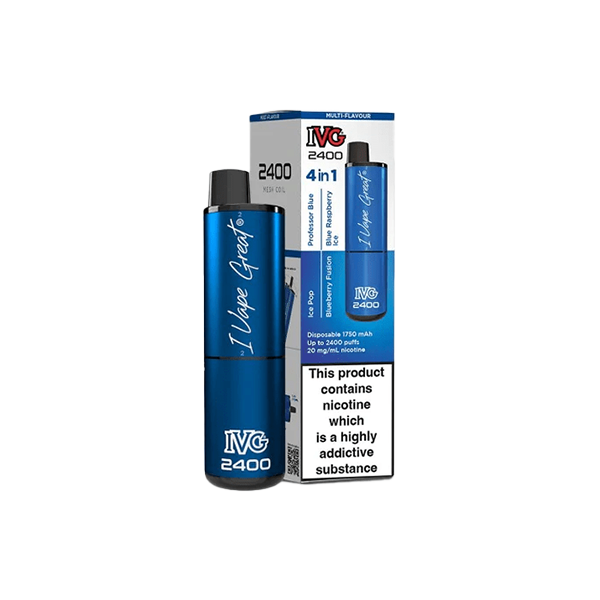 IVG 20mg 2400 4in1 Multi-Edition Disposable Vape 2400 Puffs