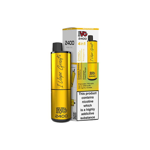 IVG 20mg 2400 4in1 Multi-Edition Disposable Vape 2400 Puffs