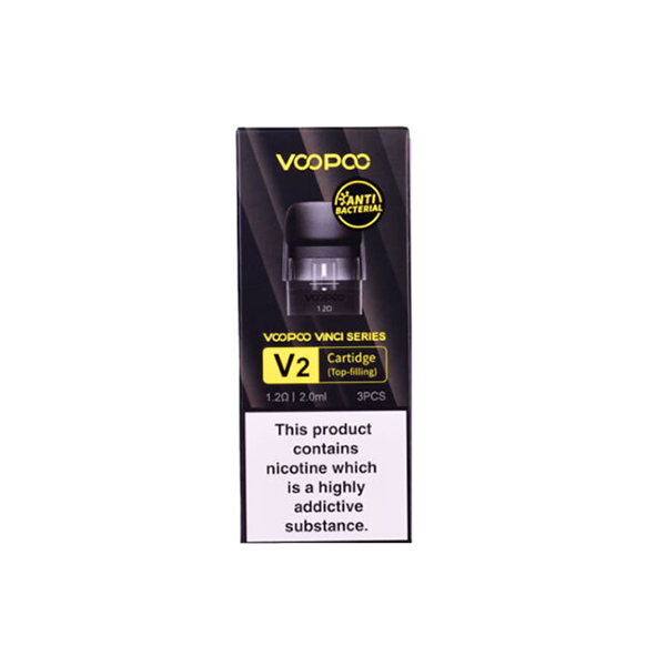 VooPoo Vinci V2 0.8Ω/1.2Ω Replacement Cartridge Pods 3Pcs